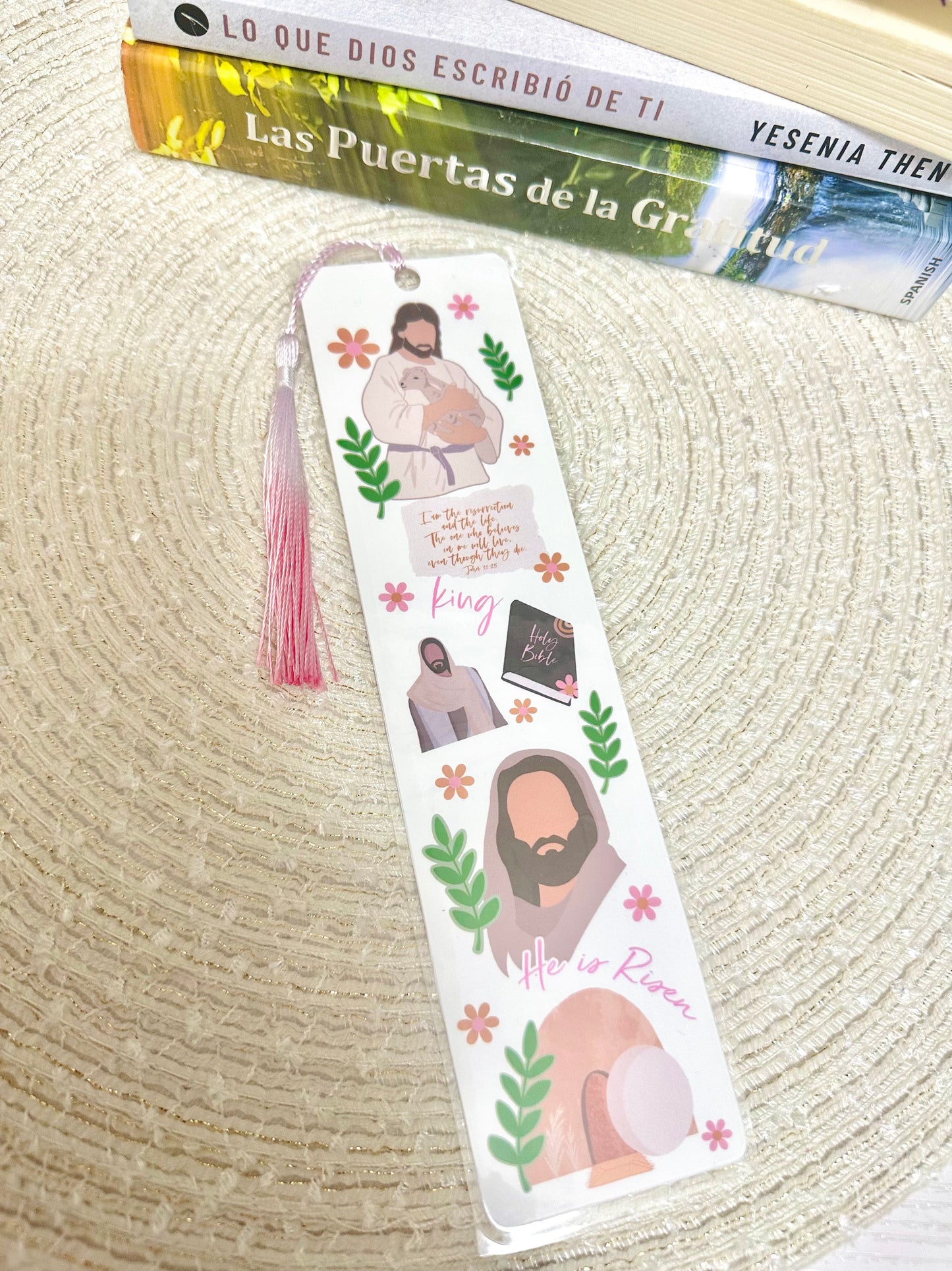 Jesús love Bookmarker white