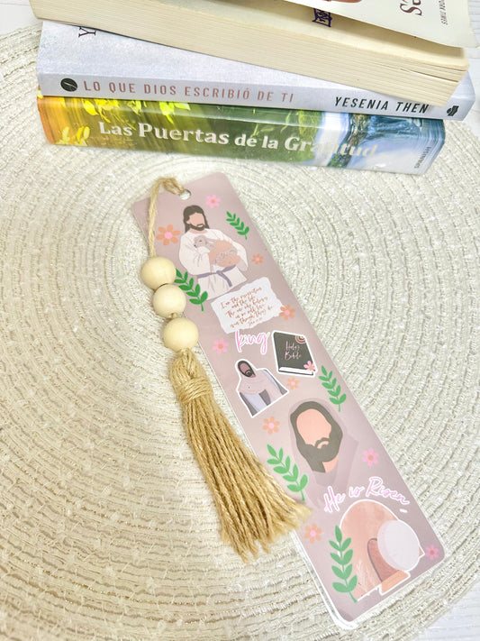 Jesús Bookmark Sand color